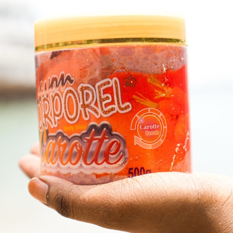SAVON CORPOREL CAROTTE🥕PURIFIANT , RÉGÉNÉRANT  ET ECLAIRCISSANT.