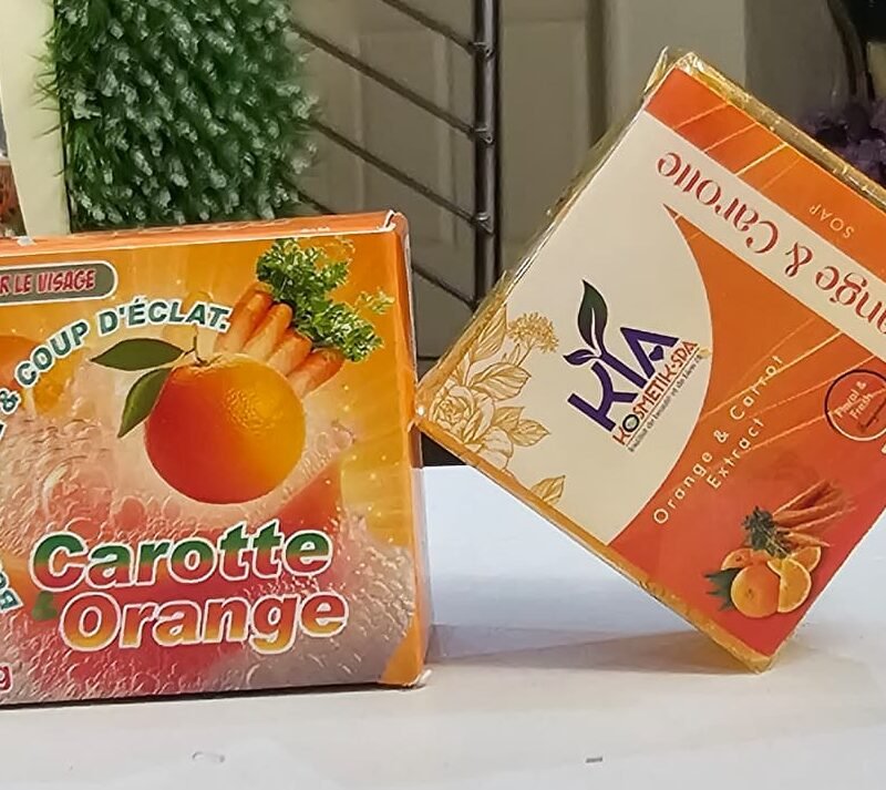 SAVON POUR LE VISAGE "BONNE MINE" Savon saponifié à froid Bio – CAROTTE & ORANGE