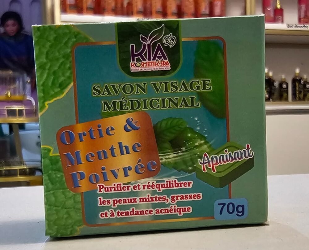 SAVON MÉDICINAL ORTIE & MENTHE POIVRÉ