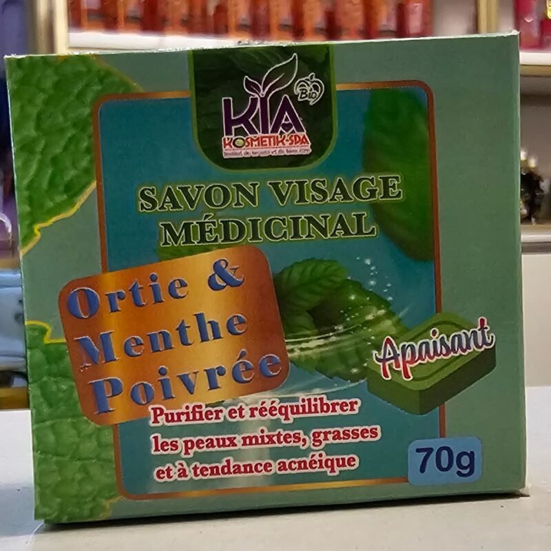 SAVON MÉDICINAL ORTIE & MENTHE POIVRÉ