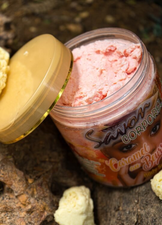 SAVON CORPOREL CARAMEL AU BEURRE SALÉ.