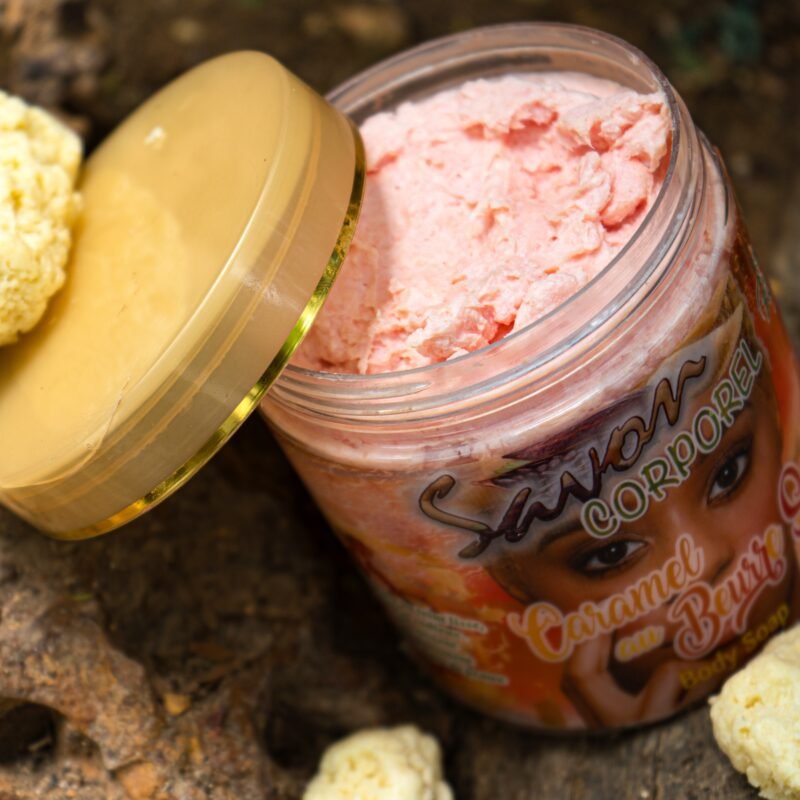 SAVON CORPOREL CARAMEL AU BEURRE SALÉ.